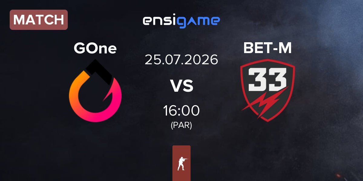 Match GenOne GOne vs BET-M 33 BET-M | 25.07