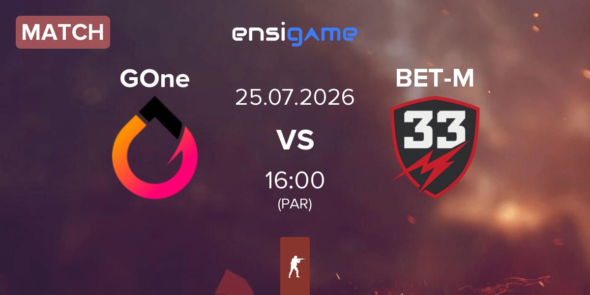 Match GenOne GOne vs BET-M 33 BET-M | 25.07