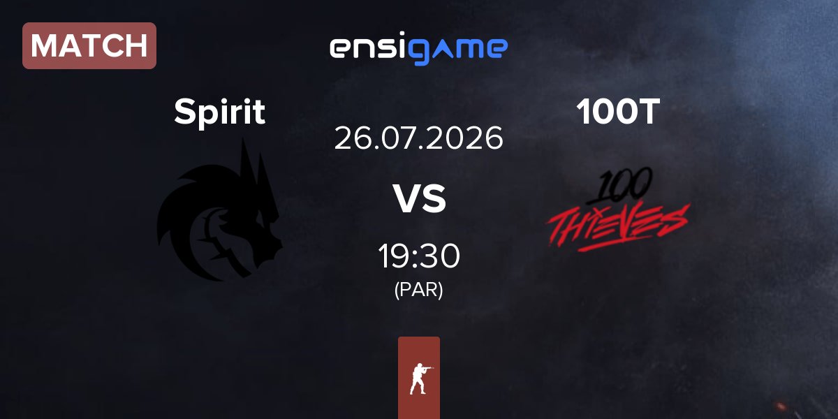 Match Team Spirit Spirit vs 100 Thieves 100T | 26.07