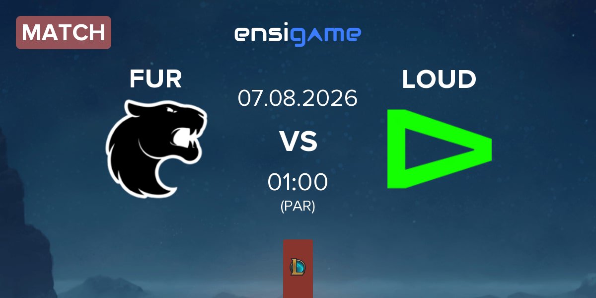 Partida FURIA Esports FUR vs LOUD | 07.08