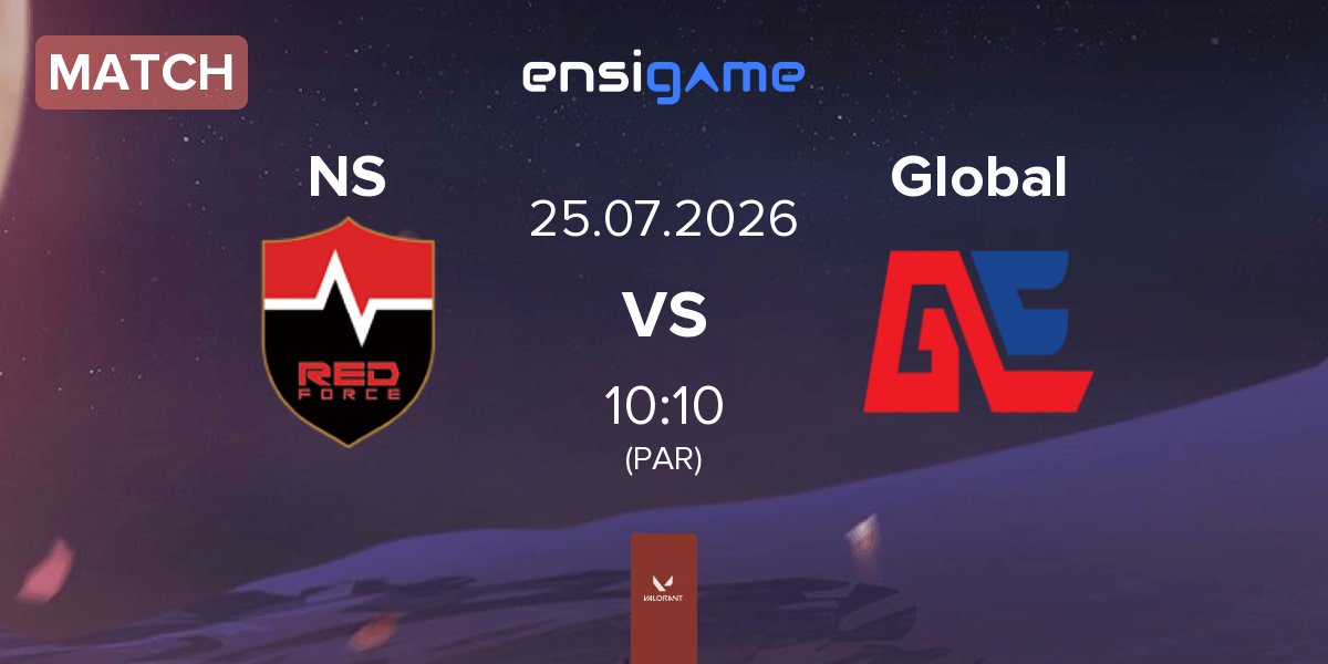 Match Nongshim RedForce NS vs Global Esports Global | 25.07