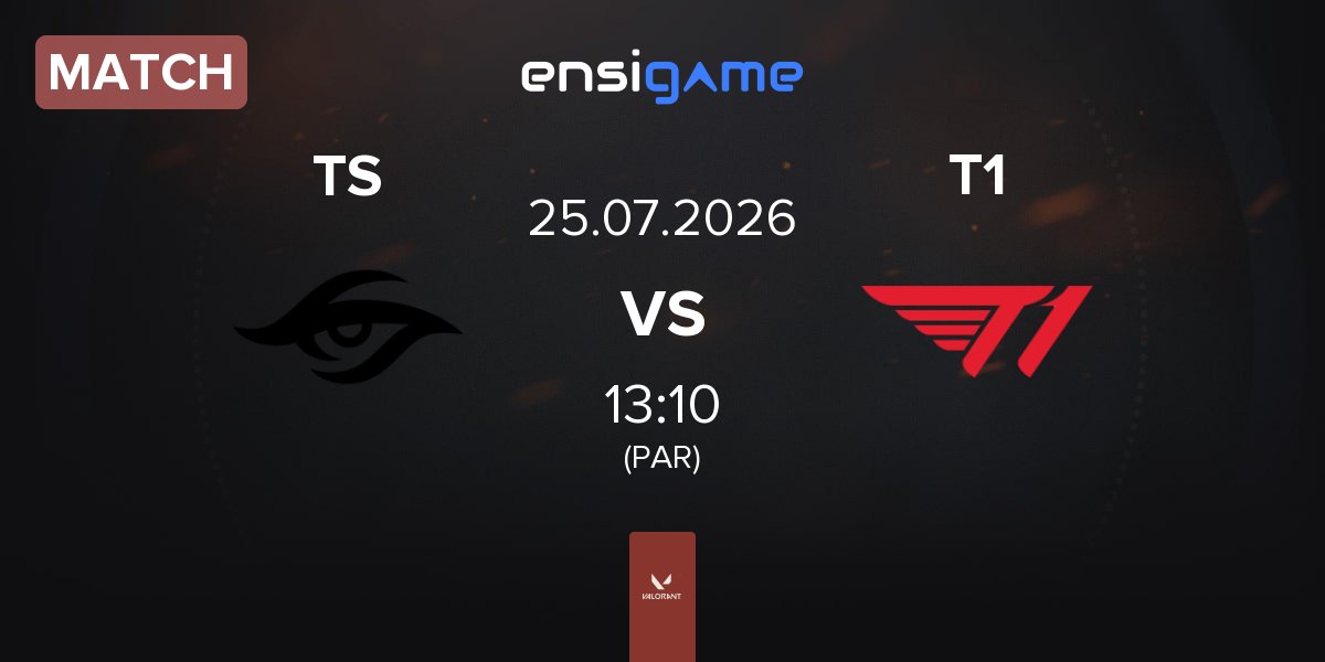 Match Team Secret TS vs T1 | 25.07