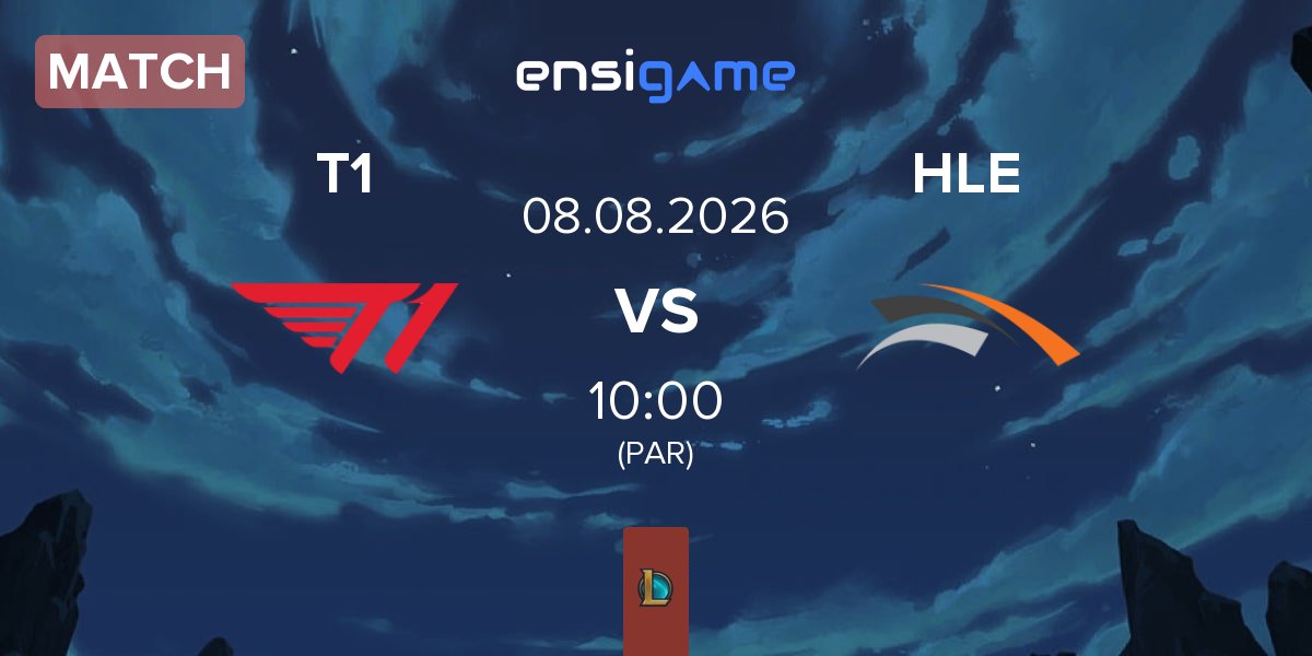 Match T1 vs Hanwha Life Esports HLE | 08.08