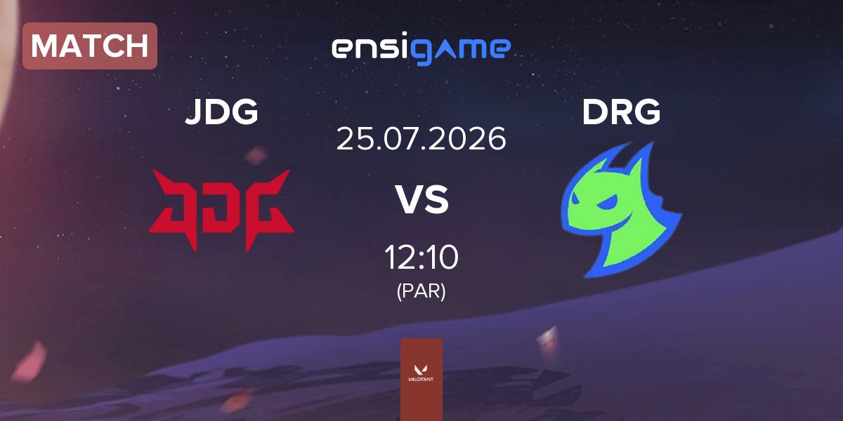 Match JD Gaming JDG vs Dragon Ranger Gaming DRG | 25.07