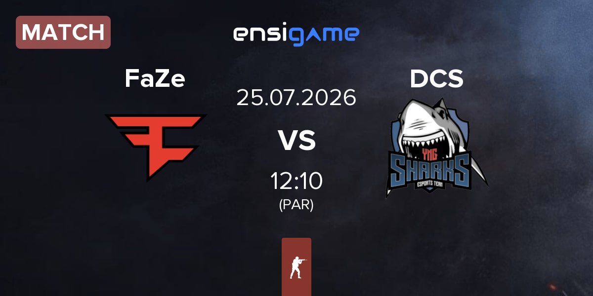 Match FaZe Clan FaZe vs DENDELE CS DCS | 25.07