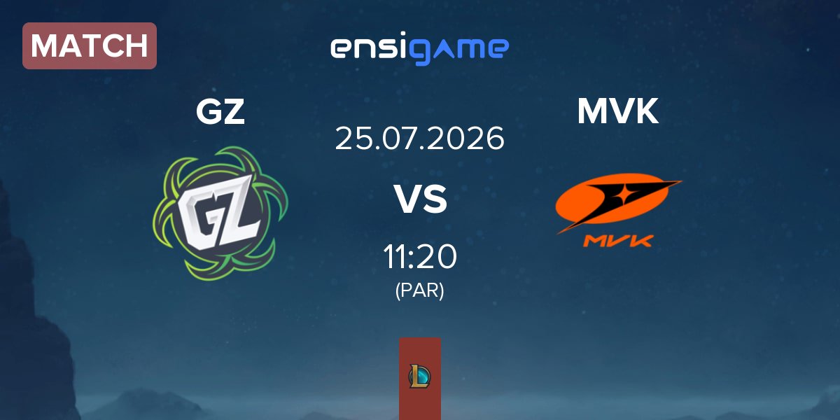 Match Ground Zero Gaming GZ vs MVK Esports MVK | 25.07