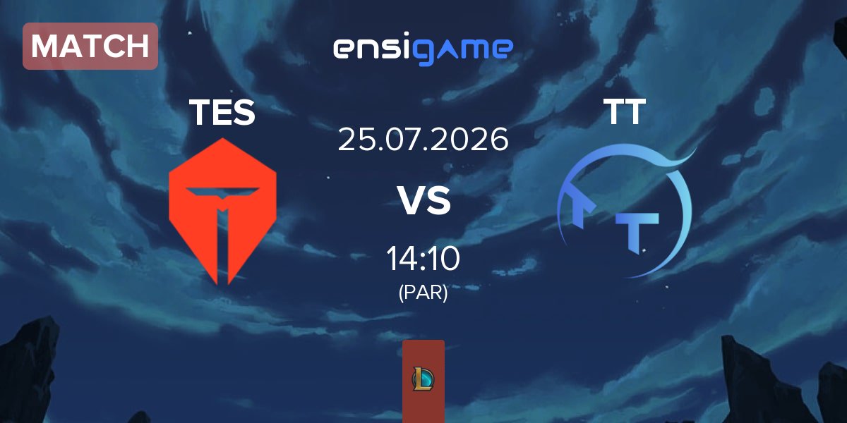 Partida TOP Esports TES vs ThunderTalk Gaming TT | 25.07