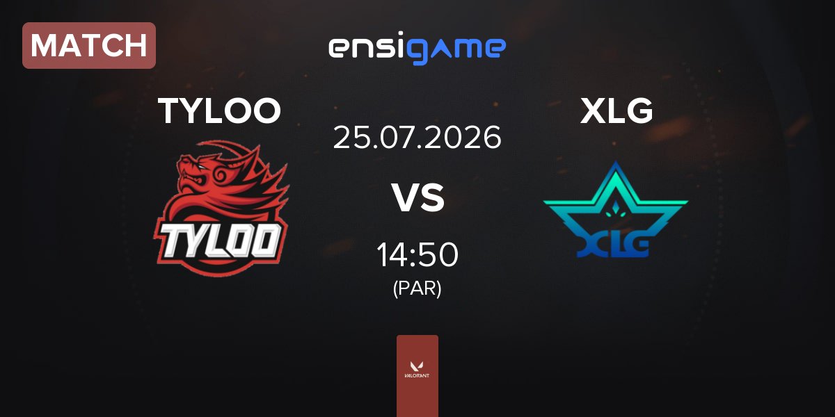 Partida TYLOO vs XLG Esports XLG | 25.07