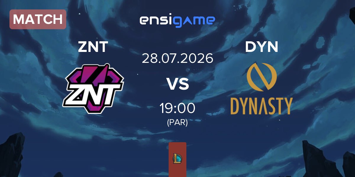 Partida ZennIT ZNT vs Dynasty DYN | 28.07