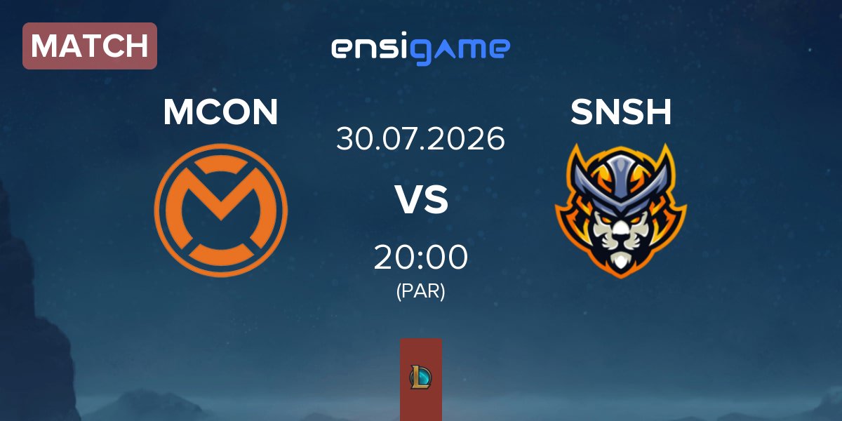 Match mCon esports MCON vs Senshi eSports SNSH | 30.07