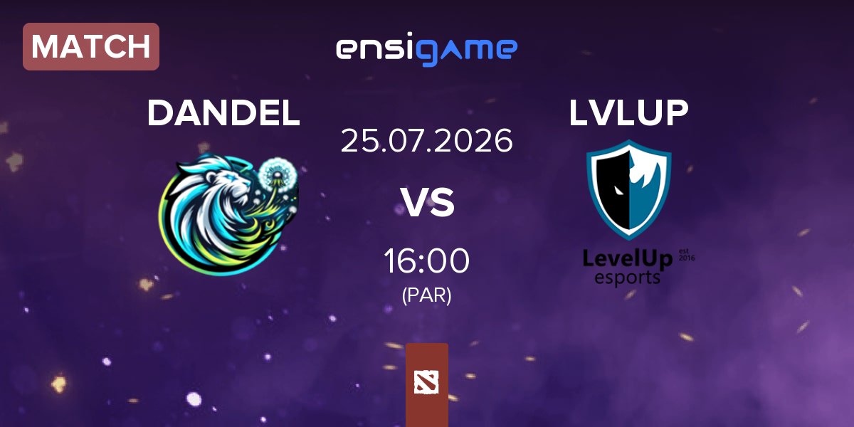 Match Dandelions DANDEL vs Level UP LVLUP | 25.07