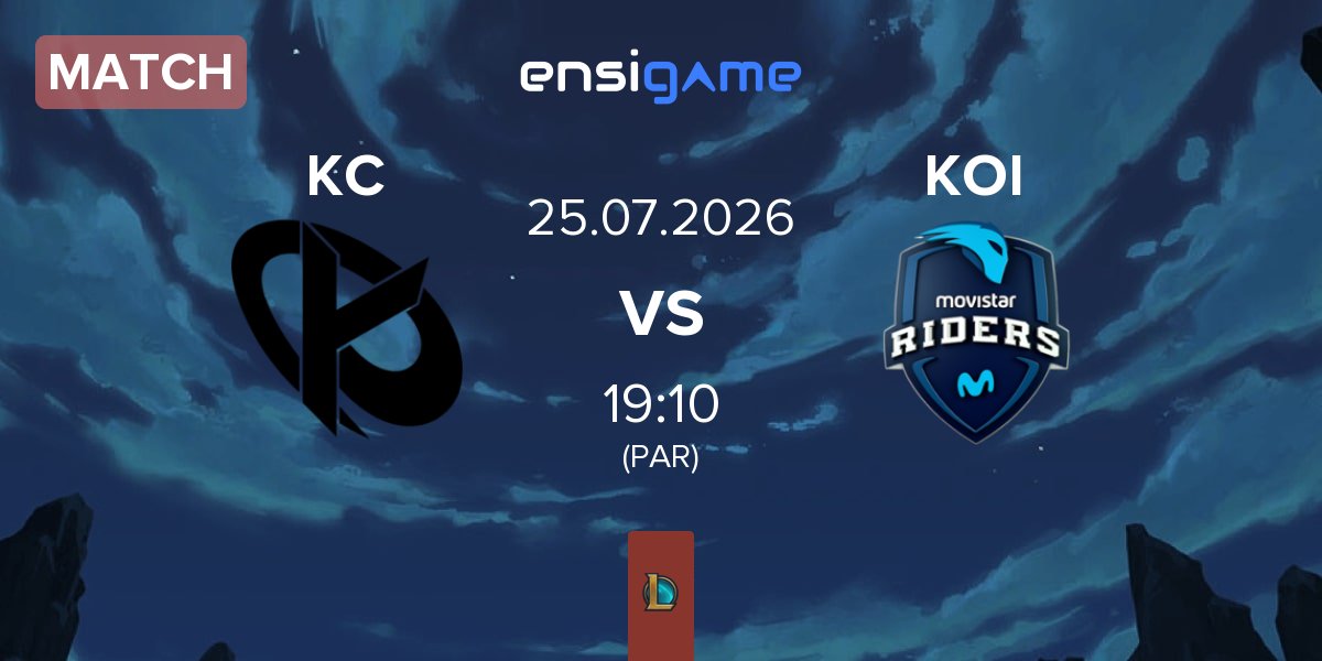 Match Karmine Corp KC vs Movistar KOI KOI | 25.07