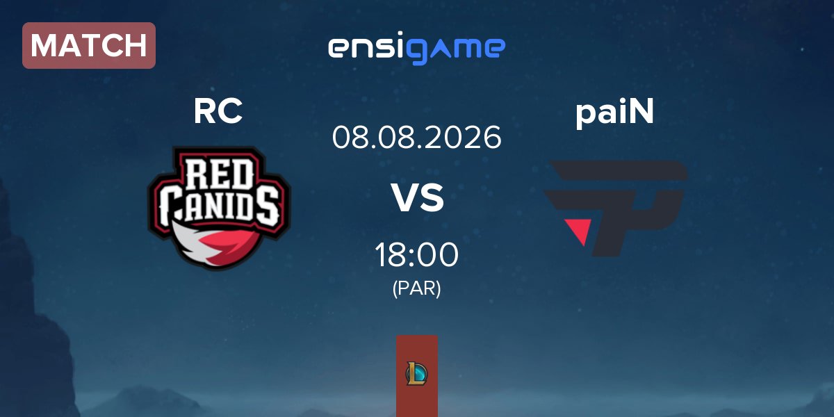Partida RED Canids RC vs paiN Gaming paiN | 08.08