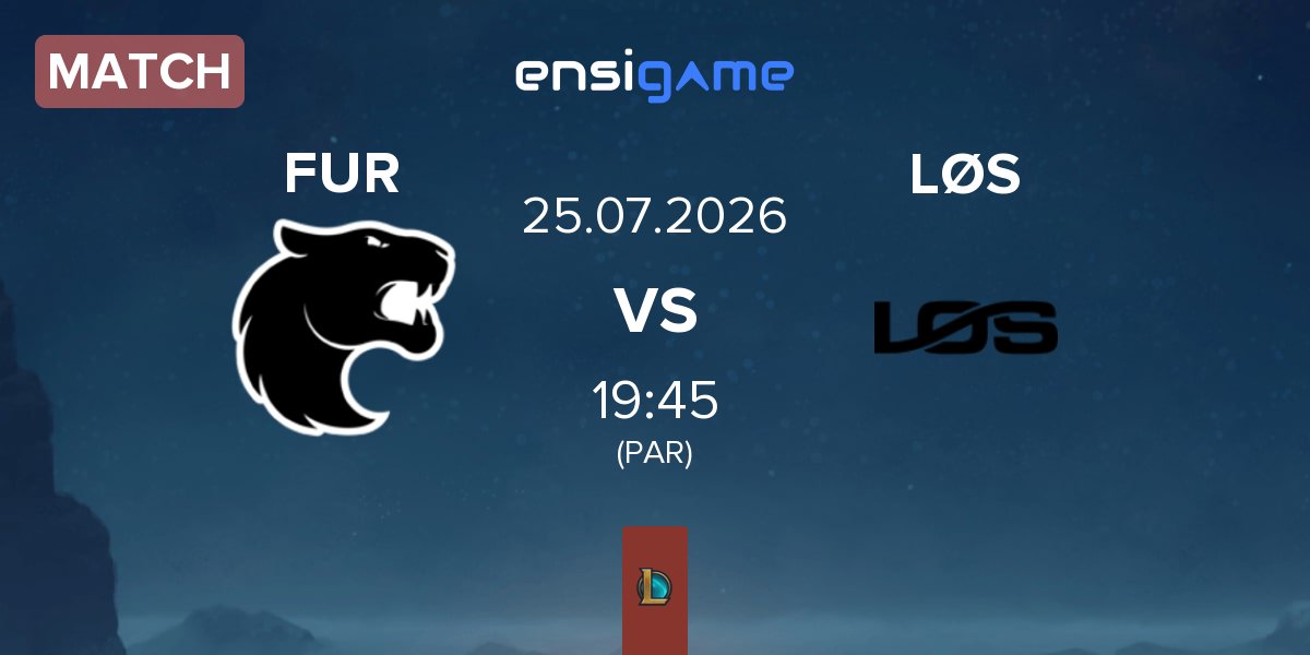 Partida FURIA Esports FUR vs LØS | 25.07