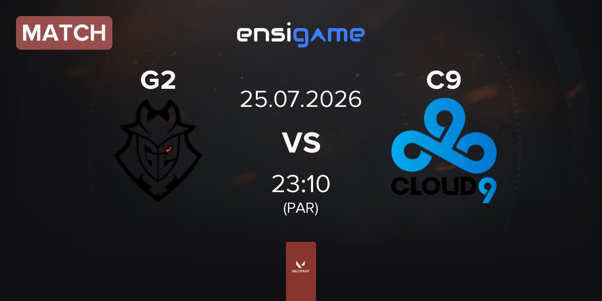 Match G2 Esports G2 vs Cloud9 C9 | 25.07