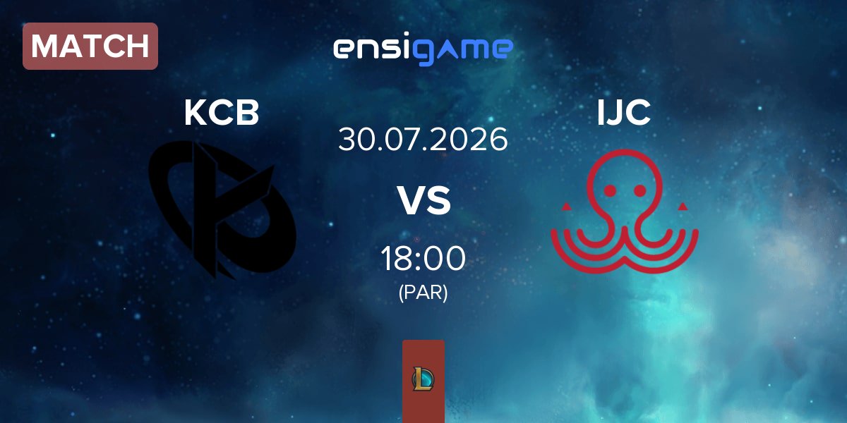 Match Karmine Corp Blue KCB vs Ici Japon Corp IJC | 30.07
