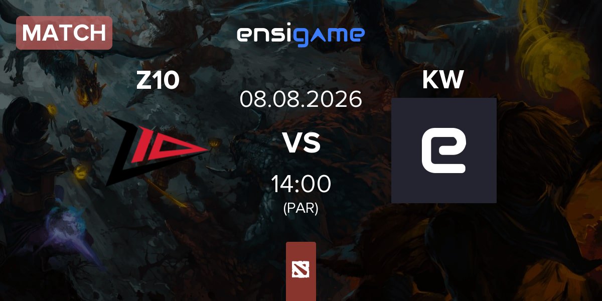 Partida Zero Tenacity Z10 vs KW | 08.08