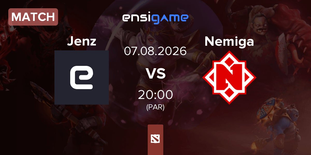 Match Team Jenz Jenz vs Nemiga Gaming Nemiga | 07.08