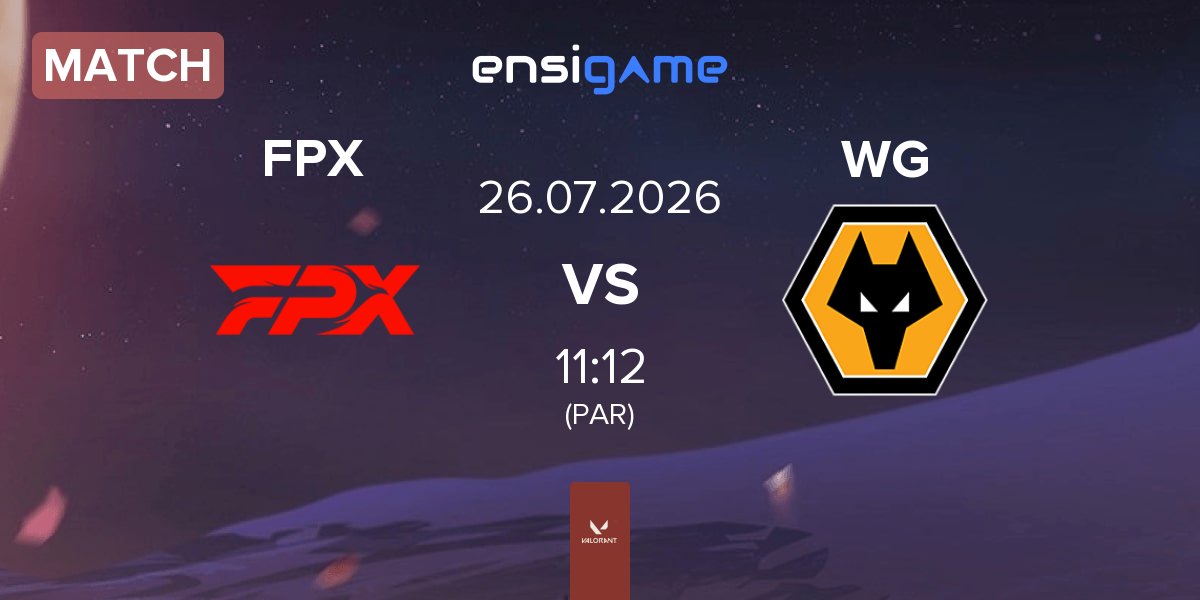 Match FunPlus Phoenix FPX vs Wolves Esports WG | 26.07