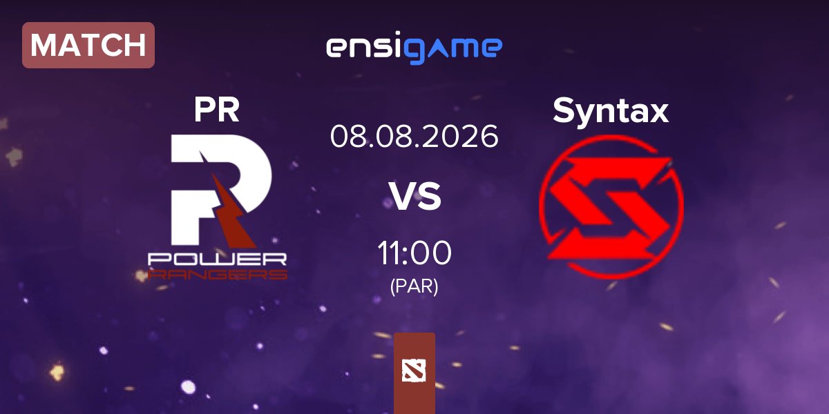 Match Power Rangers PR vs Team Syntax Syntax | 08.08