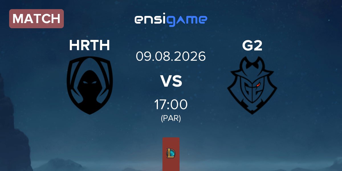 Partida Team Heretics HRTH vs G2 Esports G2 | 09.08