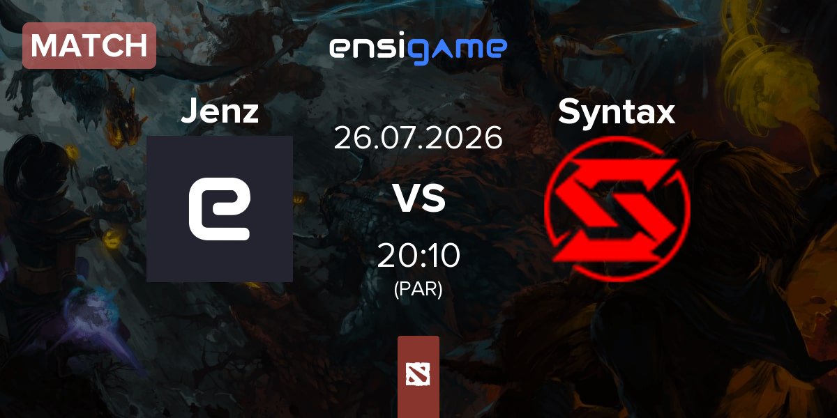 Match Team Jenz Jenz vs Team Syntax Syntax | 26.07