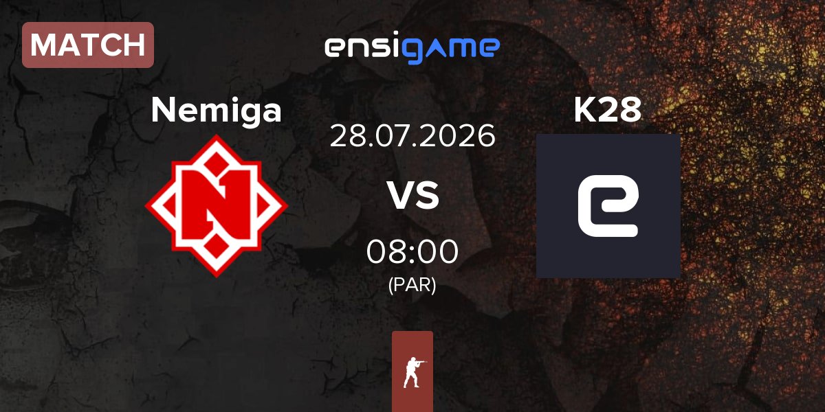 Match Nemiga Gaming Nemiga vs K28 | 28.07