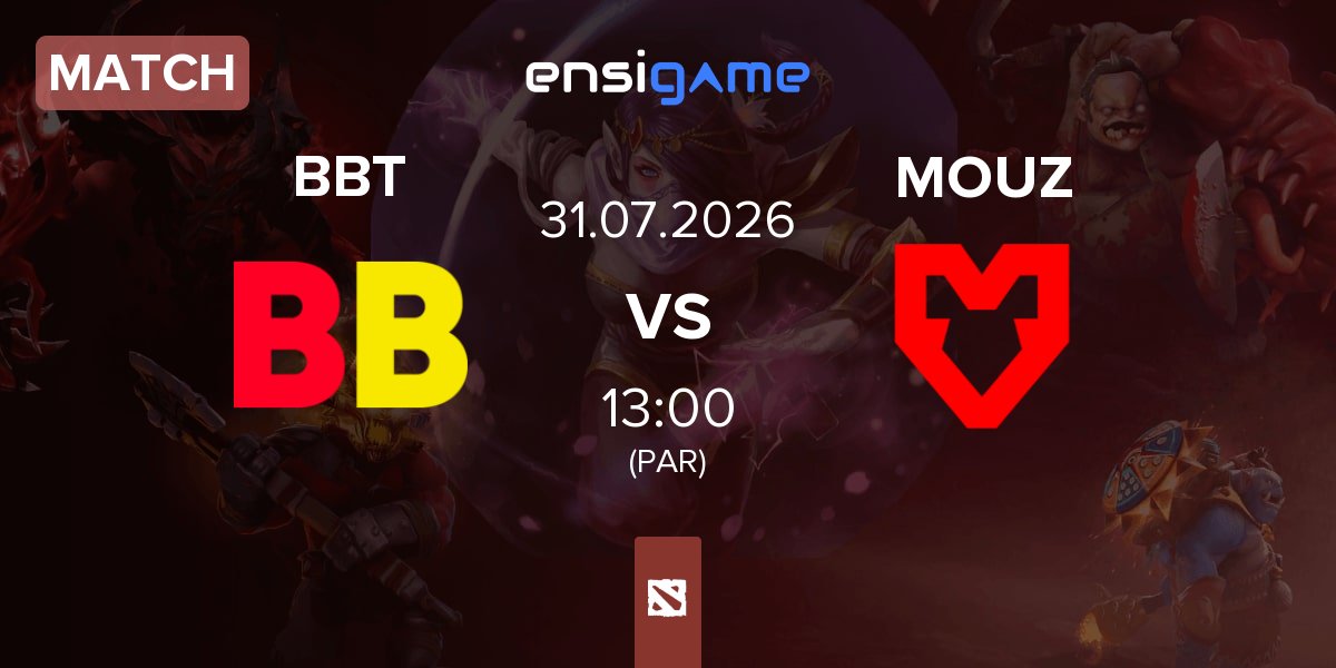Partida BetBoom Team BBT vs MOUZ | 31.07