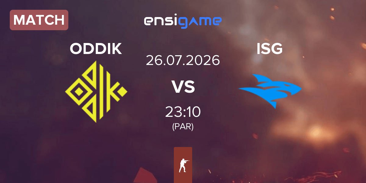 Match ODDIK vs Isurus Gaming ISG | 26.07