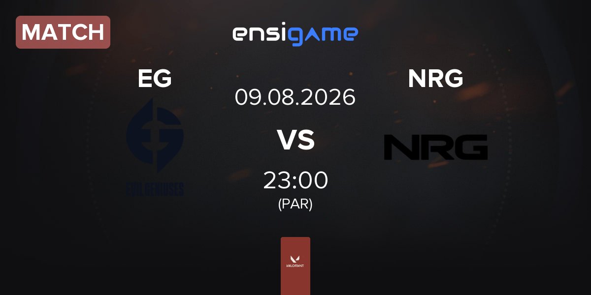 Partida Evil Geniuses EG vs NRG | 09.08