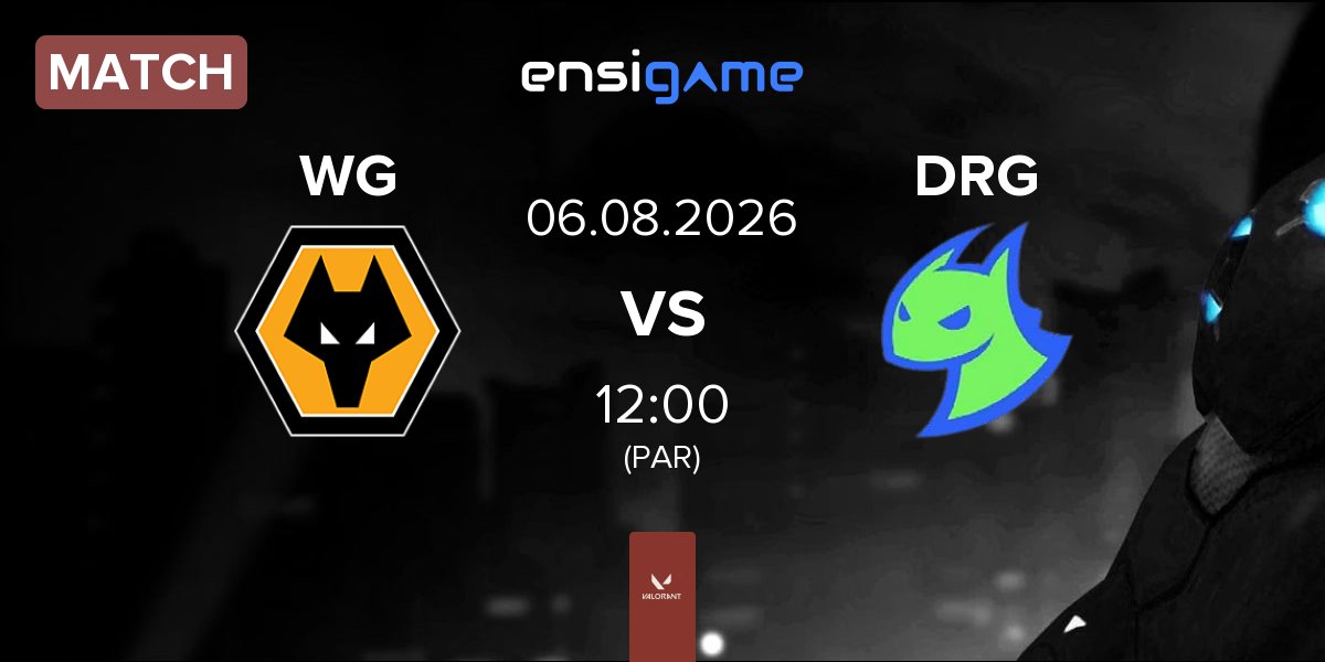Match Wolves Esports WG vs Dragon Ranger Gaming DRG | 06.08