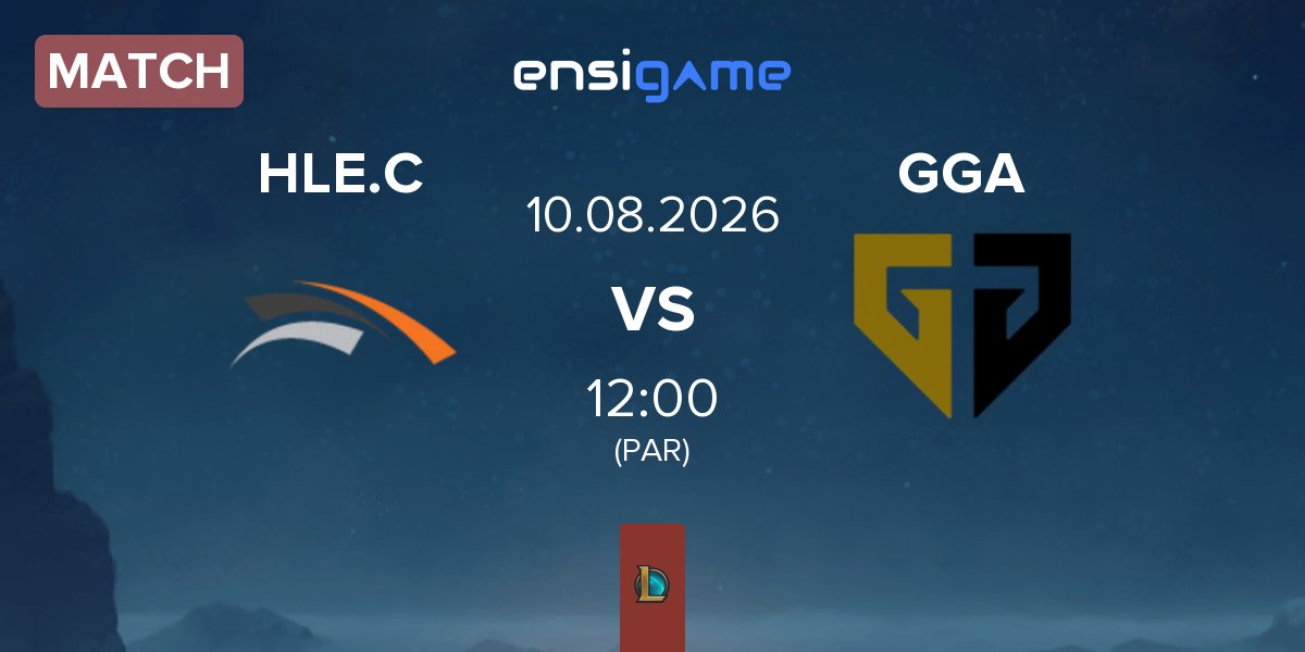 Partida Hanwha Life Esports Challengers HLE.C vs Gen.G Global Academy GGA | 10.08