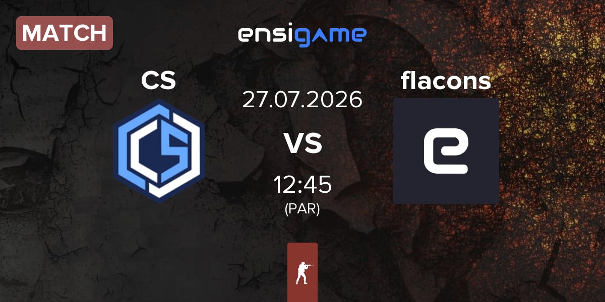 Partida CYBERSHOKE Esports CS vs Team flacons flacons | 27.07