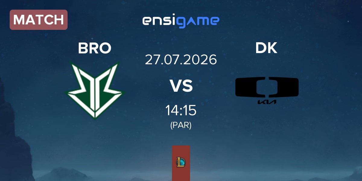 Partida HANJIN BRION BRO vs Dplus KIA DK | 27.07