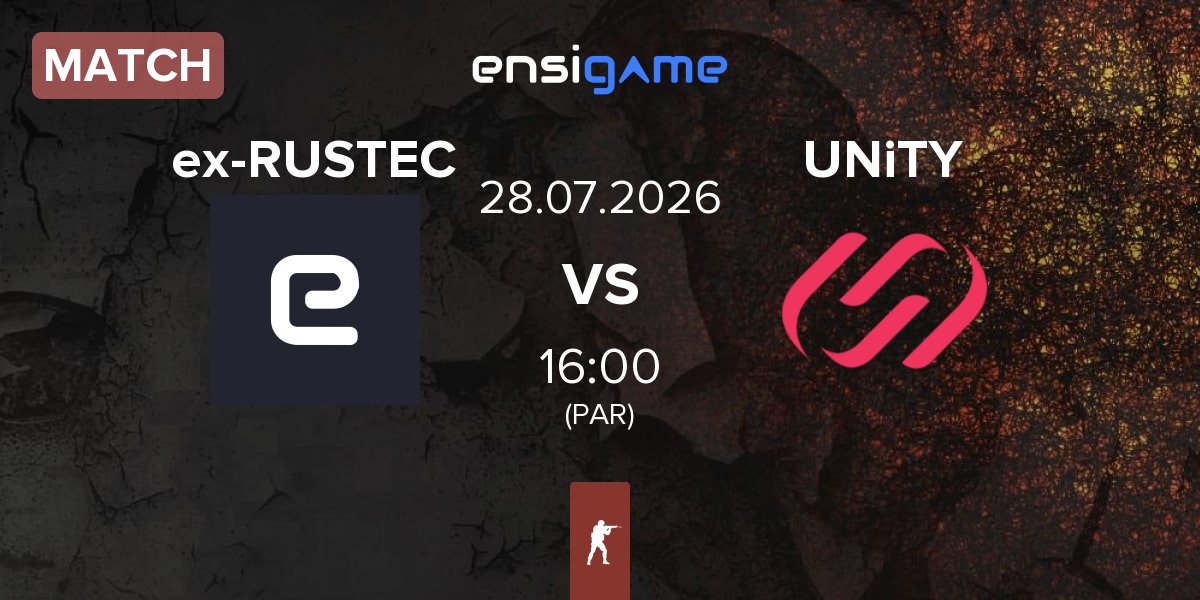 Match ex-RUSTEC vs UNiTY Esports UNiTY | 28.07