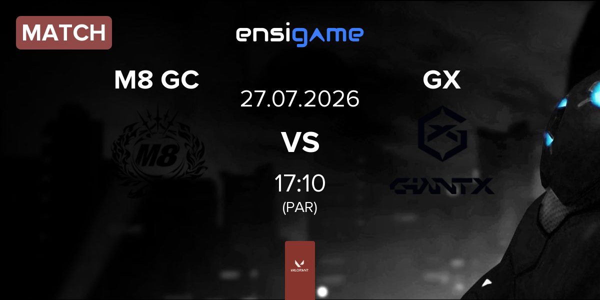 Partida Gentle Mates GC M8 GC vs GIANTX GC GX.GC | 27.07