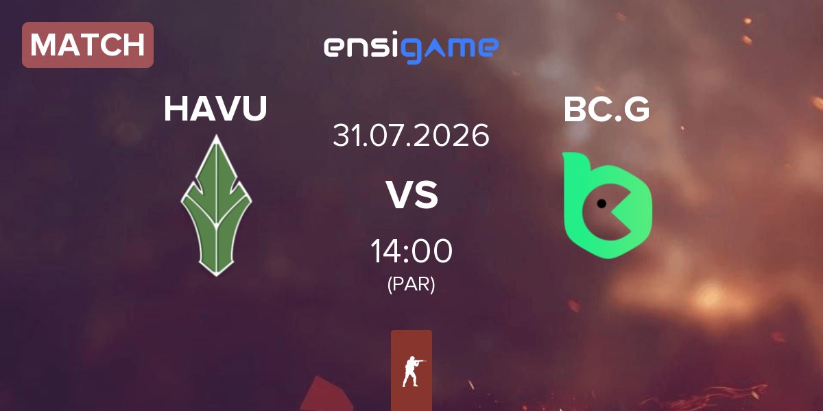Match HAVU Gaming HAVU vs BC.Game Esports BC.G | 31.07