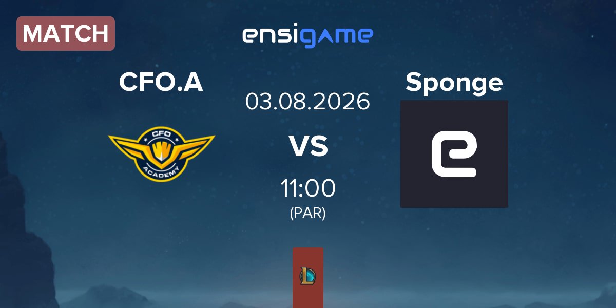 Match CTBC Flying Oyster Academy CFO.A vs Sponge Gaming Sponge | 03.08