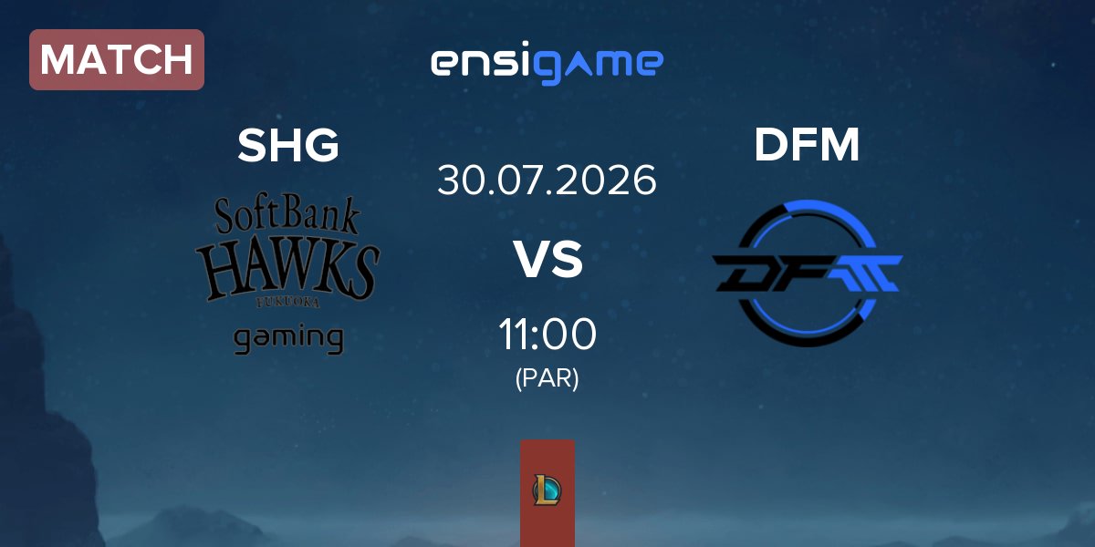 Partida Fukuoka SoftBank Hawks gaming SHG vs DetonatioN FocusMe DFM | 30.07