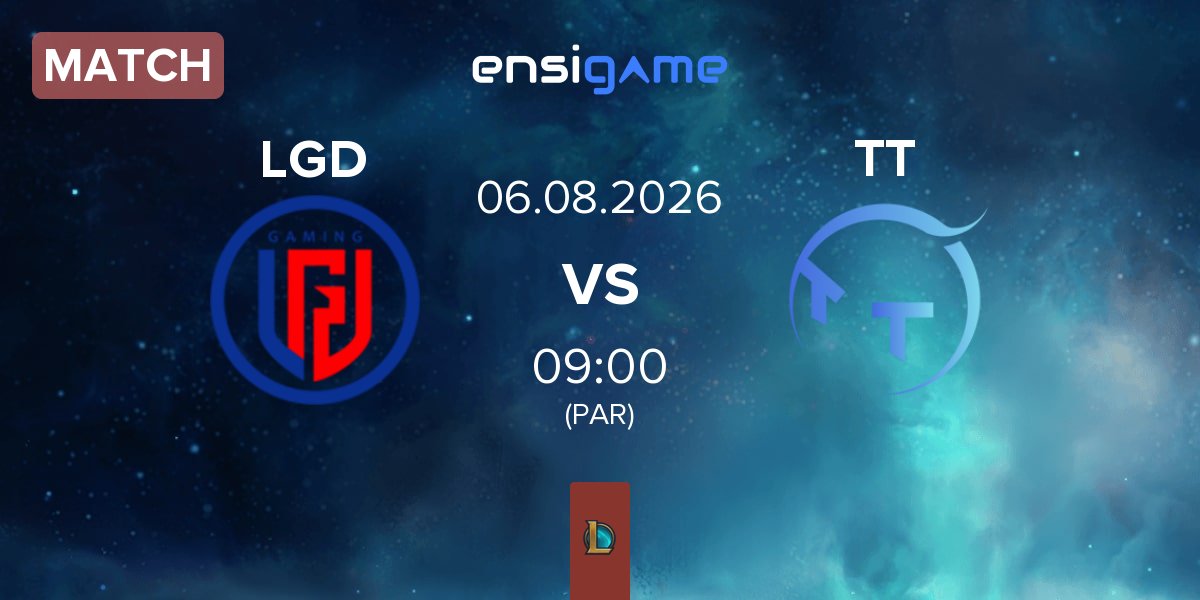 Partida LGD Gaming LGD vs ThunderTalk Gaming TT | 06.08