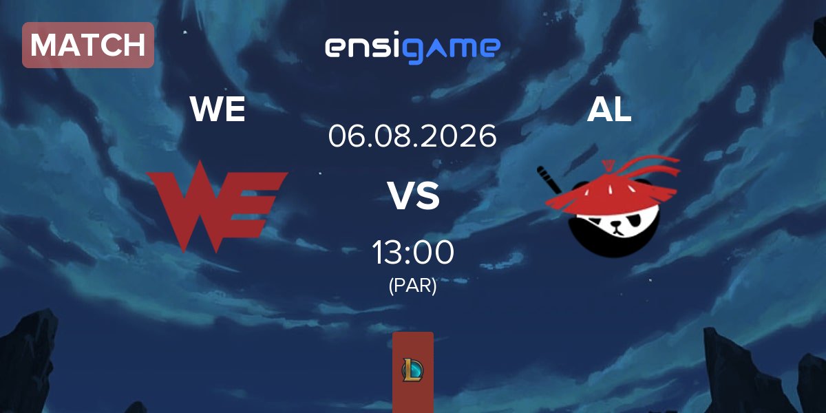 Match Team WE WE vs Anyone's Legend AL | 06.08
