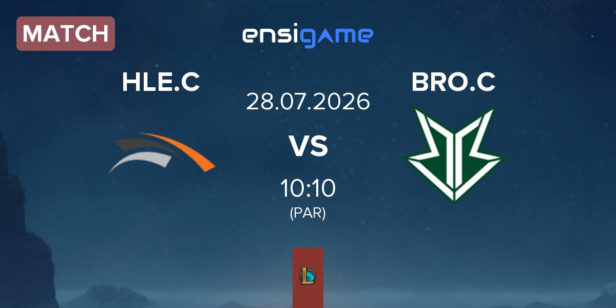 Partida Hanwha Life Esports Challengers HLE.C vs HANJIN BRION Challengers BRO.C | 28.07
