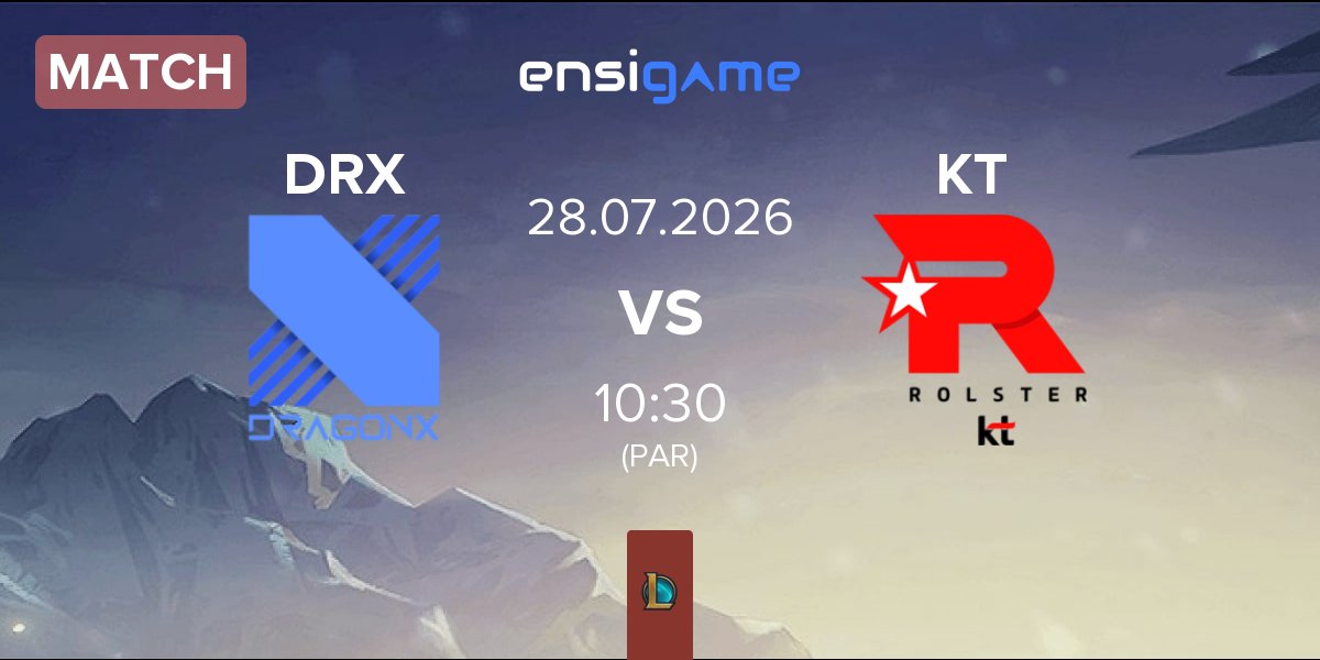 Partida Kiwoom DRX DRX vs KT Rolster KT | 28.07