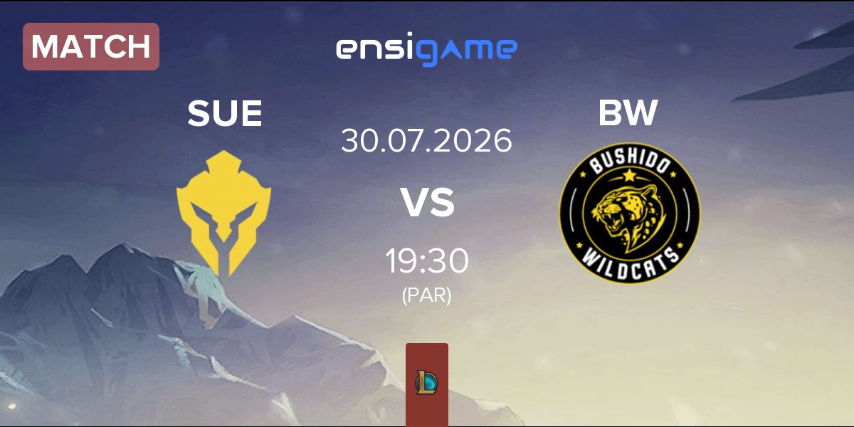 Match SU Esports SUE vs Bushido Wildcats BW | 30.07