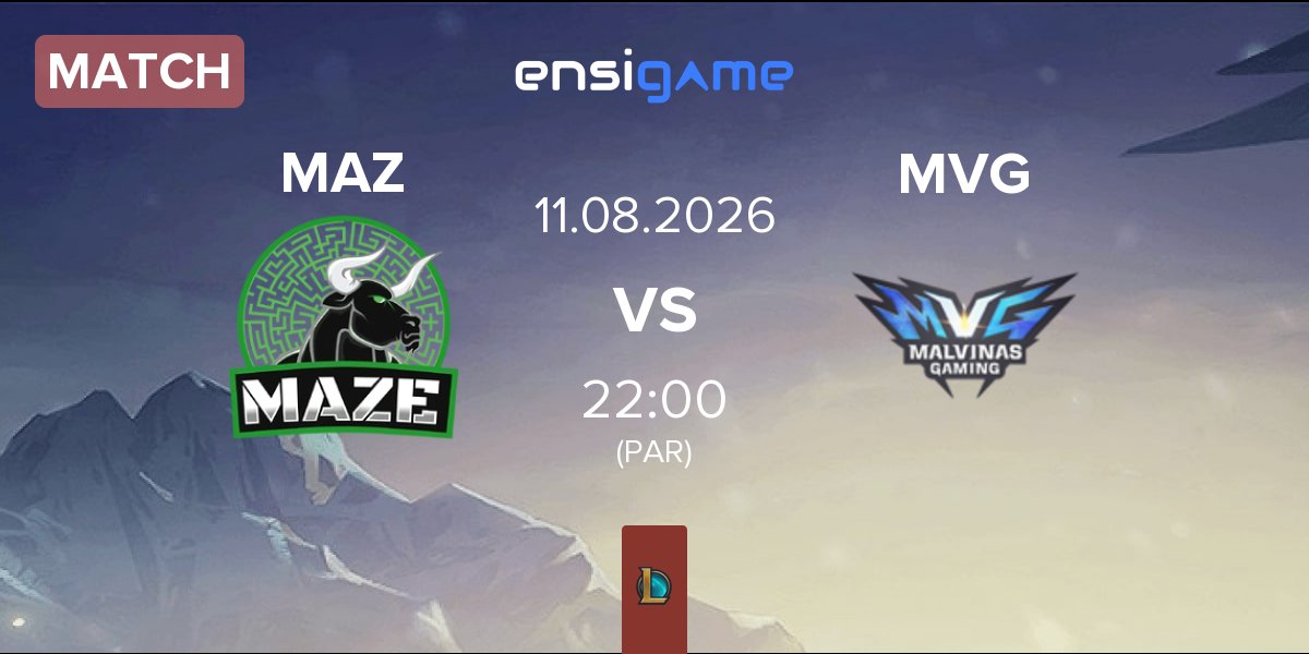 Partida Maze Gaming MAZ vs Malvinas MVG | 11.08