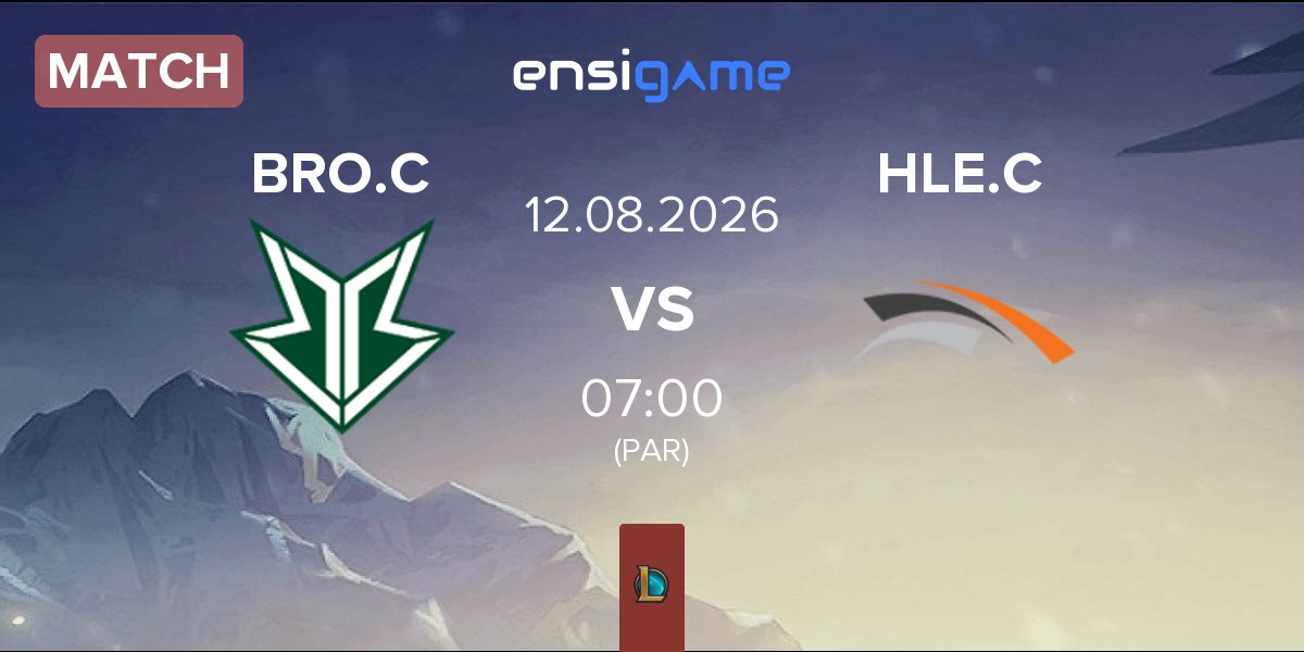 Partida HANJIN BRION Challengers BRO.C vs Hanwha Life Esports Challengers HLE.C | 12.08