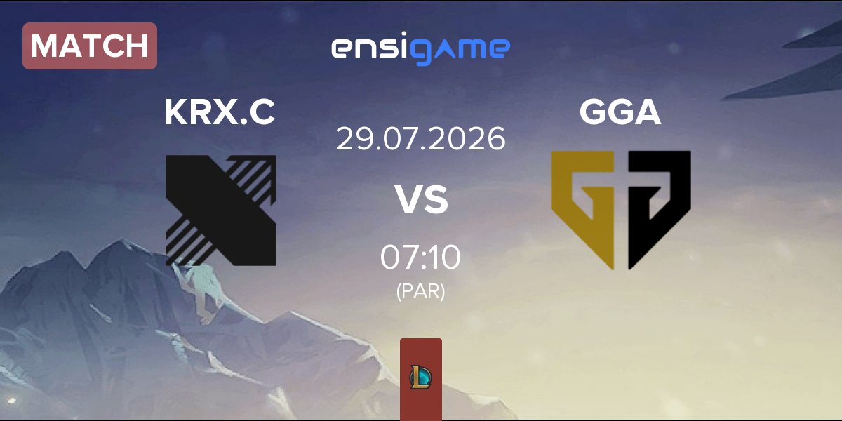 Partida Kiwoom DRX Challengers KRX.C vs Gen.G Global Academy GGA | 29.07