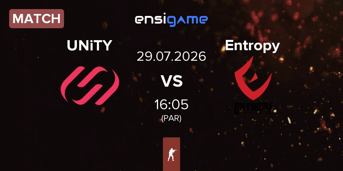 Partida UNiTY Esports UNiTY vs Entropy Gaming Entropy | 29.07