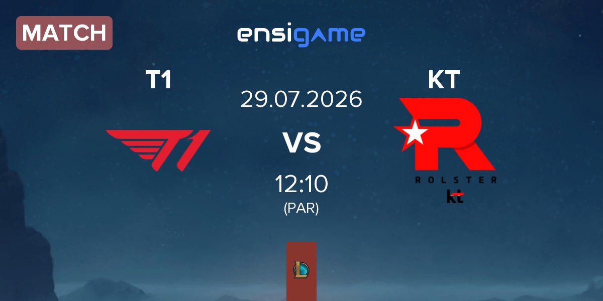 Match T1 vs KT Rolster KT | 29.07