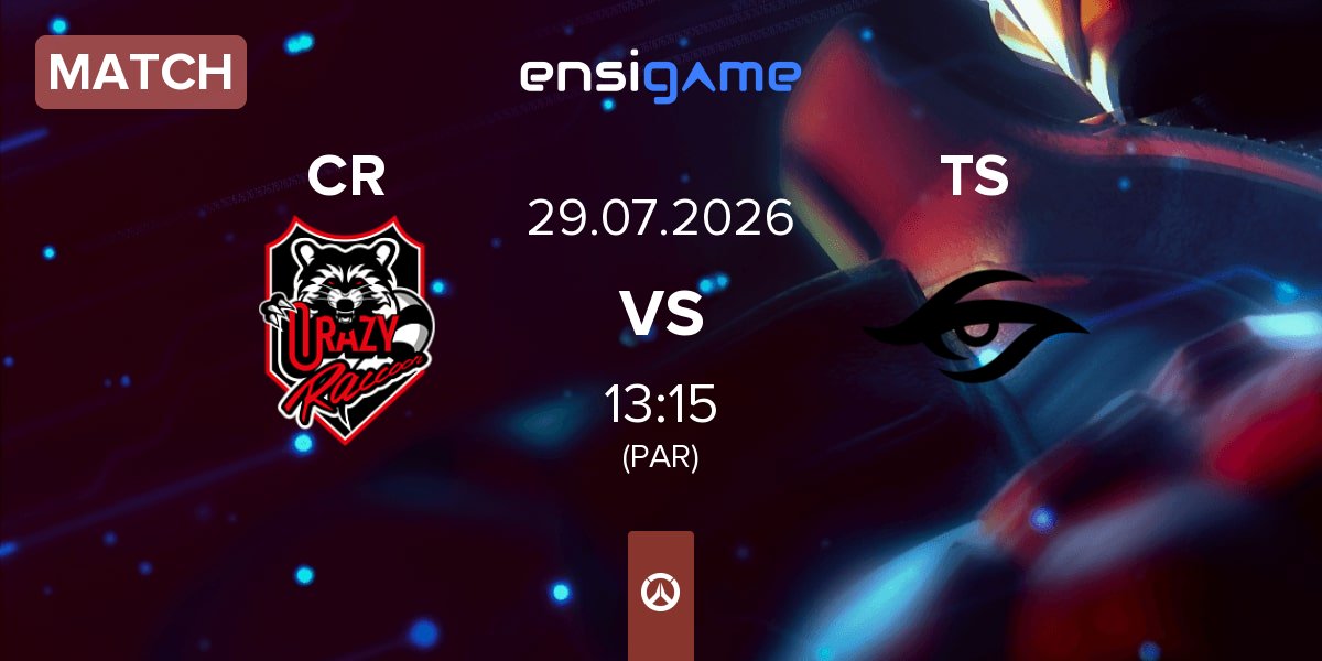 Match Crazy Raccoon CR vs Team Secret TS | 29.07
